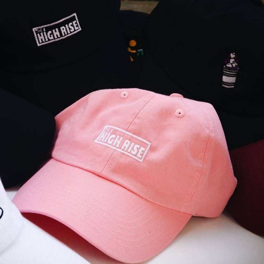 Pink dad hats